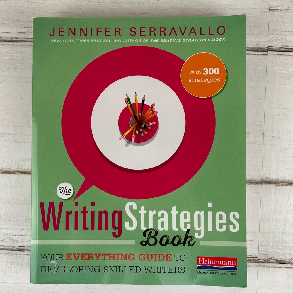 Jennifer Serravallo The Writing Strategies Book - Green & Red Cover